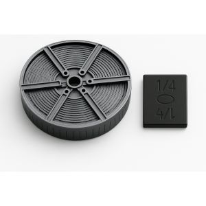 BLACK STEEL ADHESIVE WEIGHTS, 0.25 OZ, 704 SEGMENTS, 11 LBS PER ROLL